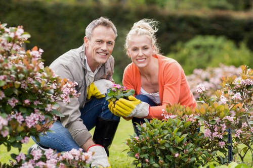 Safety equipment and compliance paperwork for gardening works